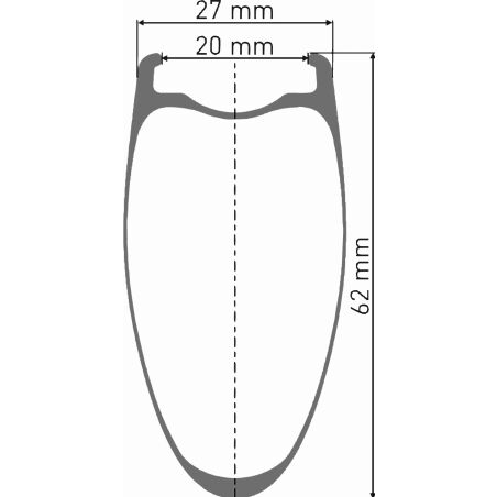 DT Swiss ARC 1100 Dicut, Vorderrad 28", Carbon,...