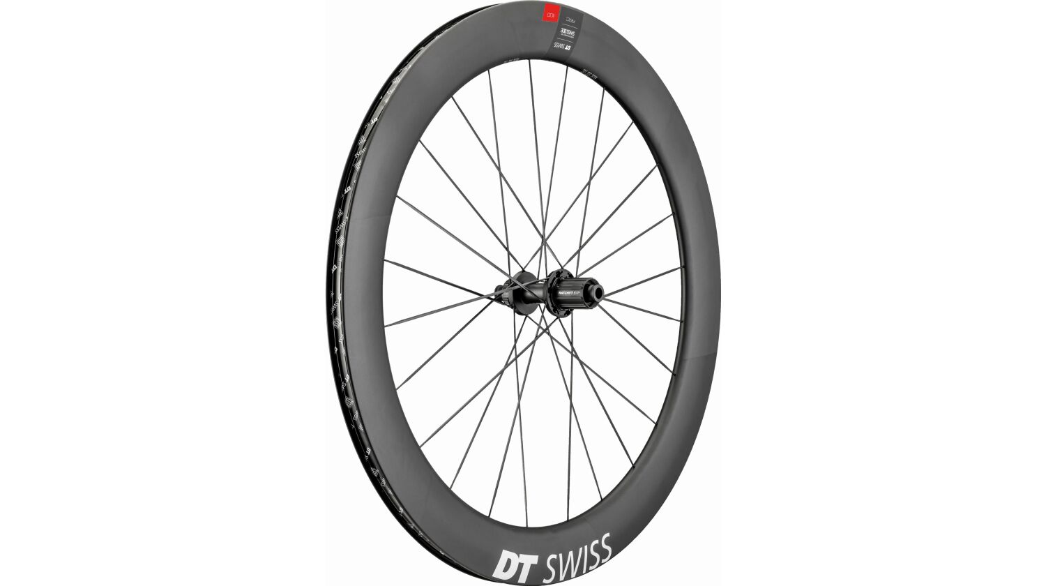 DT Swiss ARC 1100 Dicut, Hinterrad 28", Carbon, Center Lock, Felgenhöhe 62 mm, Freilaufkörper Shimano Road 11-fach für Steckachse 12/142 mm TA, Ratchet EXP