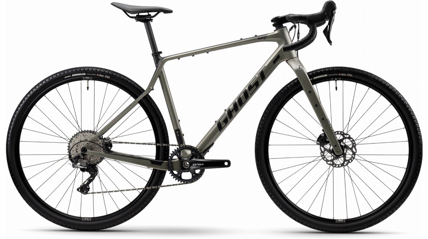 Ghost Asket CF Pro Gravelbike Diamant 28" Uni pearl light green/black - matt