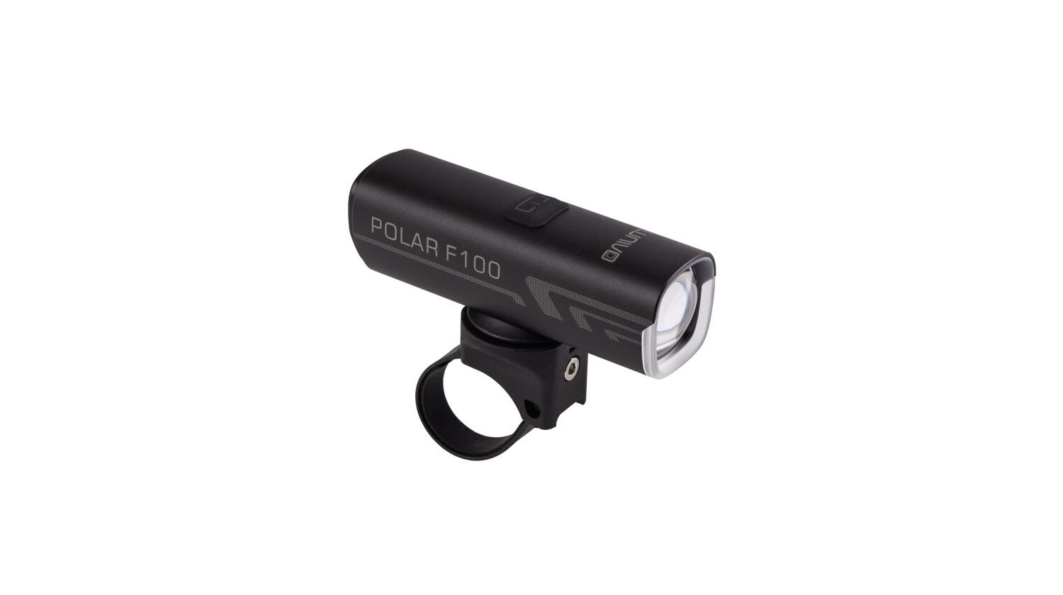 Lunivo Frontscheinwerfer Polar F100 Alu Akku Premium Licht schwarz