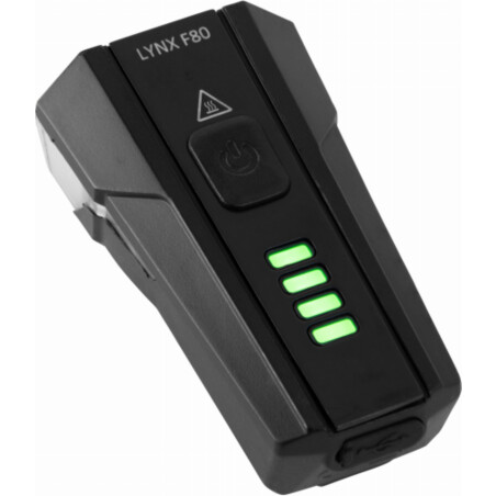 Lunivo Frontscheinwerfer Lynx F80 schwarz