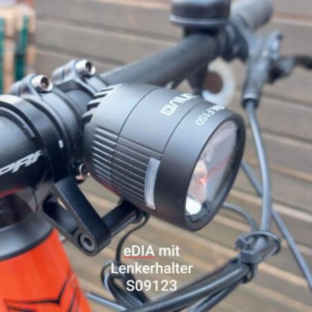 Lunivo e-DIA F150 E-Bike Scheinwerfer mit 150 Lux schwarz