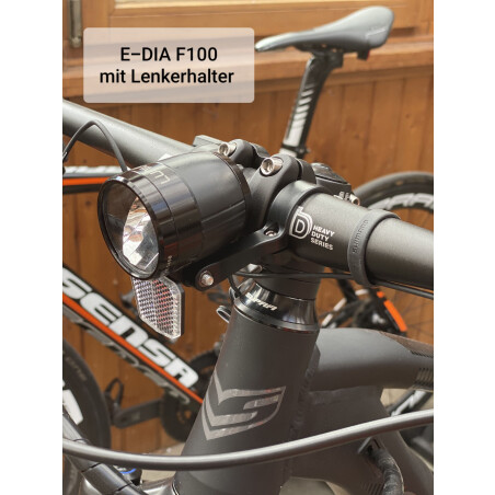 Lunivo DIA F100 D Dinamo Scheinwerfer 100 Lux schwarz