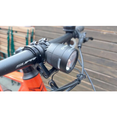 Lunivo Lenkerhalter Alu bis 35 mm f&uuml;r DIA Scheinwerfer schwarz