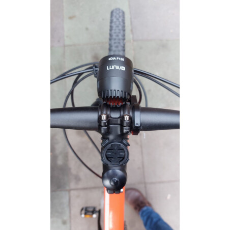 Lunivo Lenkerhalter Alu bis 35 mm f&uuml;r DIA Scheinwerfer schwarz