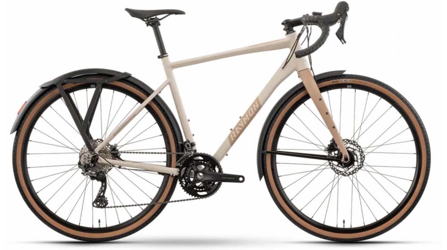Raymon Territ Pro Street Gravelbike Diamant 28" sand brown