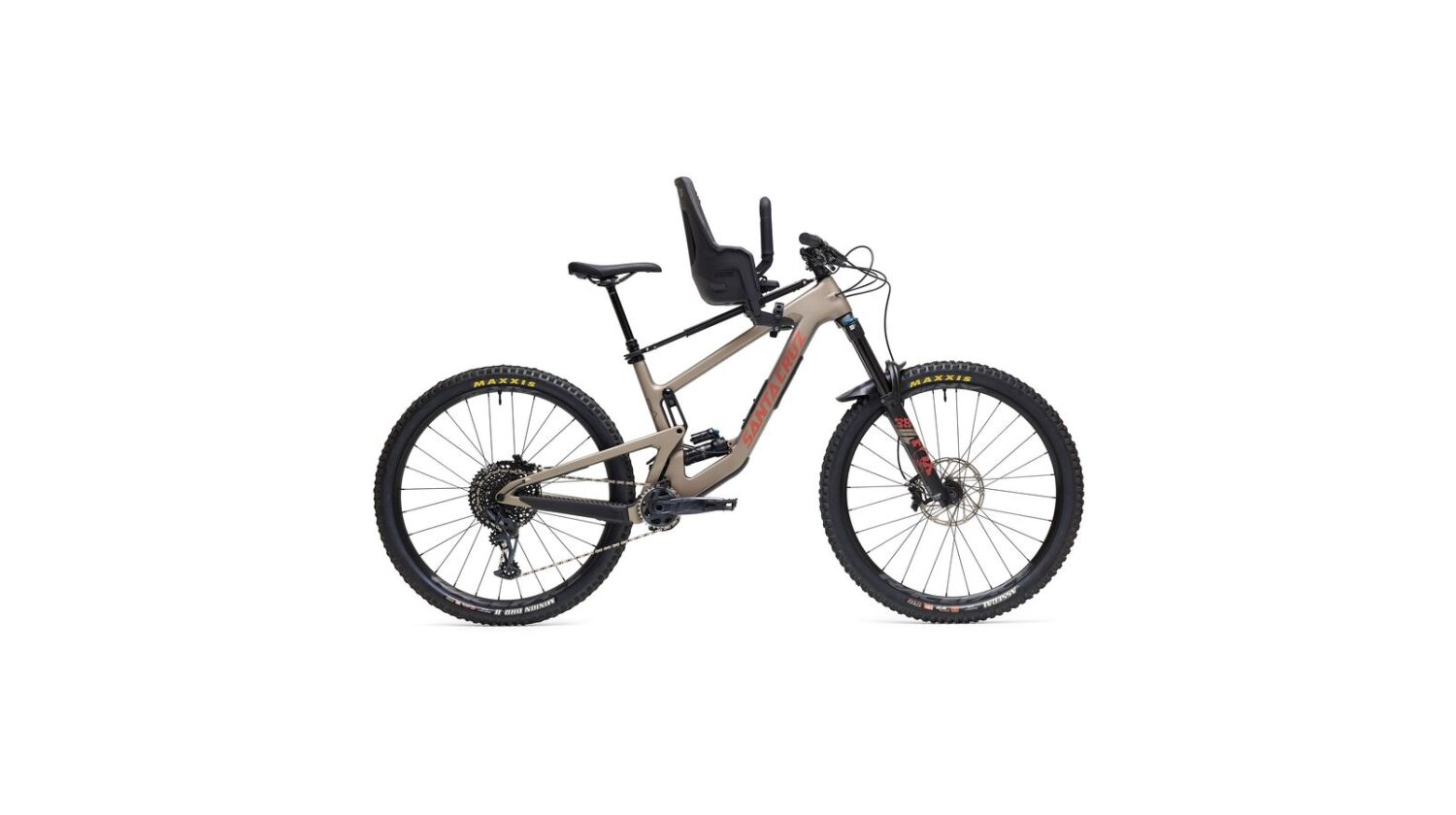 Kids Ride Shotgun Pro Evo MTB Kindersitz/Lenker Combo Set Black