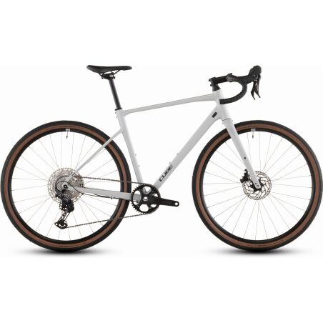 Cube Nuroad EX Gravelbike Diamant cotton´n´grey