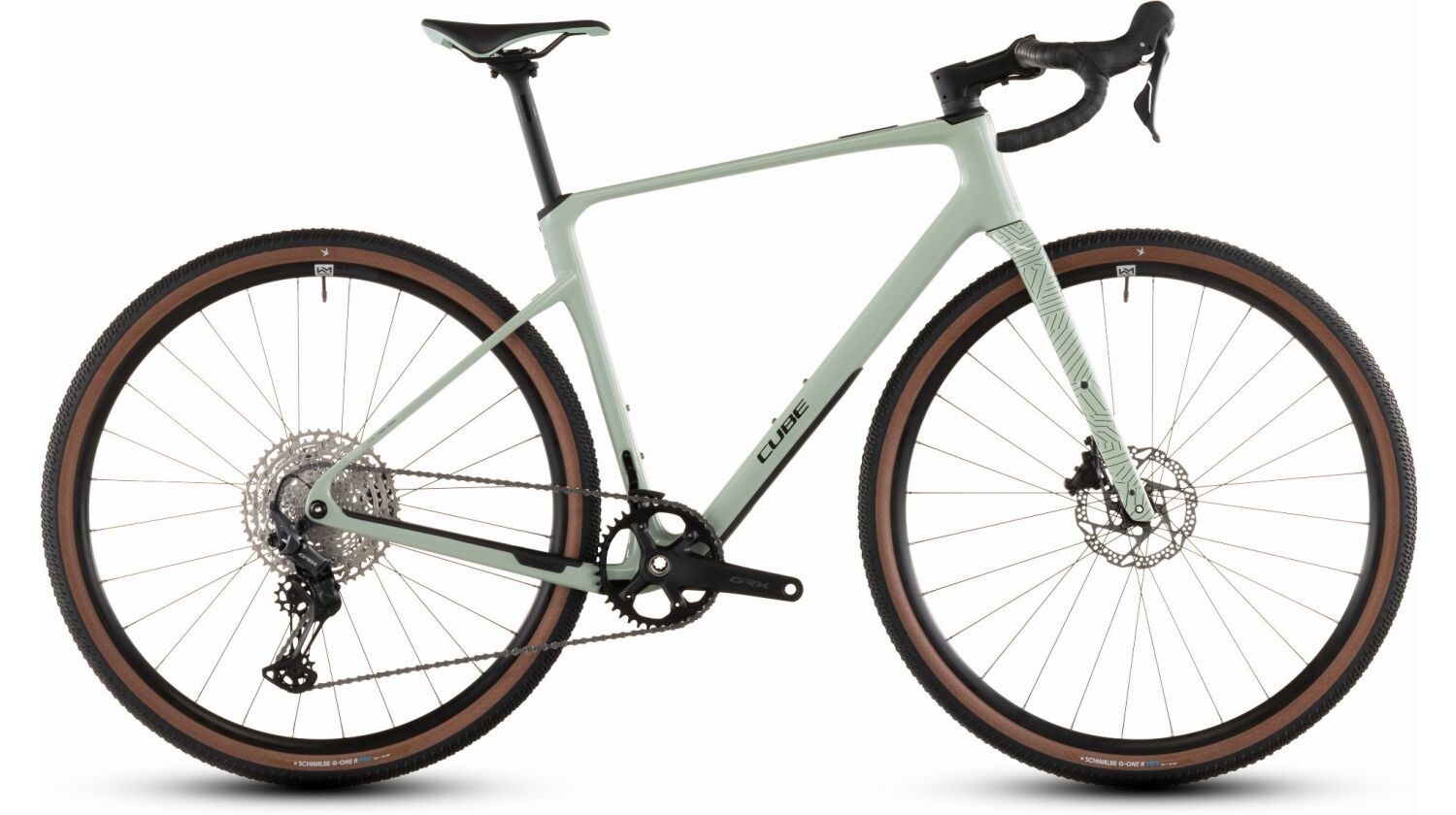 Cube Nuroad C:62 ONE Gravelbike Diamant 28" aloegreen´n´black