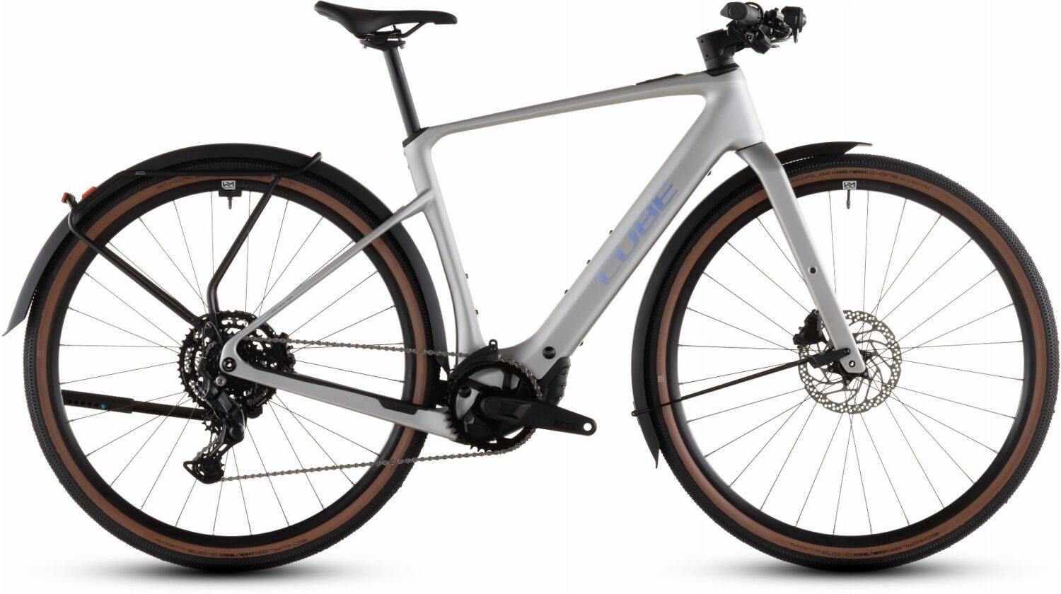 Cube Nulane Hybrid C:62 Race 400X Wh FE E-Bike Diamant 28" sleekgrey´n´prism
