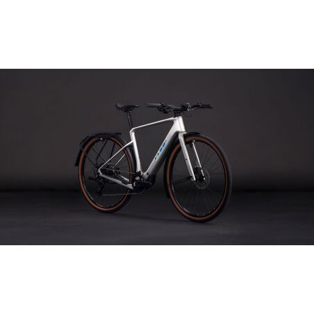 Cube Nulane Hybrid C:62 Race 400X Wh FE E-Bike Diamant 28&quot; sleekgrey&acute;n&acute;prism
