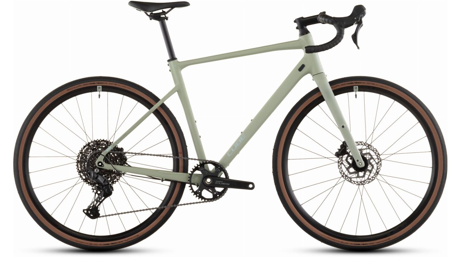 Cube Nuroad Pro Gravelbike Diamant pea´n´grey