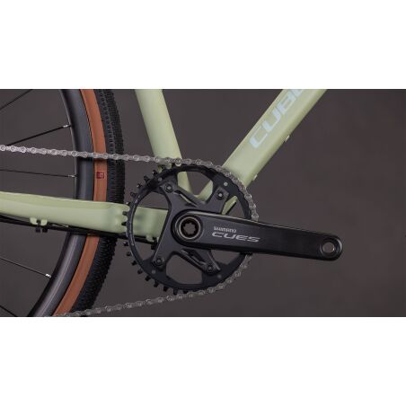 Cube Nuroad Pro Gravelbike Diamant pea&acute;n&acute;grey