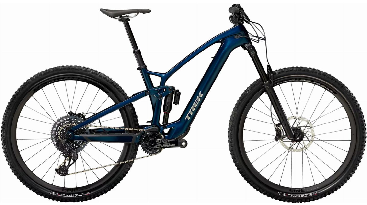 Trek Fuel EXe 9.8 GX AXS 360 Wh E-Bike Fully 29" mulsanne blue