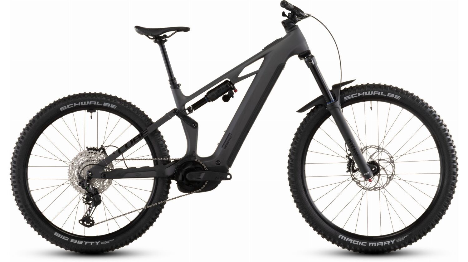 Cube Stereo Hybrid ONE77 HPC Race 800 Wh E-Bike Fully 29"/27,5" irongrey´n´black