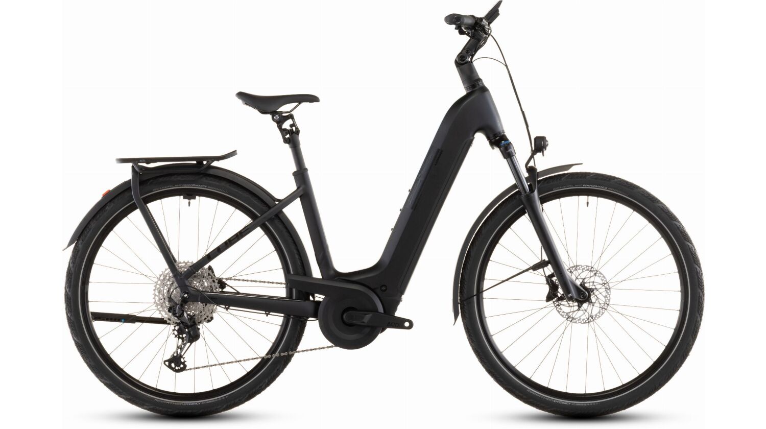 Cube Kathmandu Hybrid Pro 800 Wh E-Bike Easy Entry 28" coal´n´black