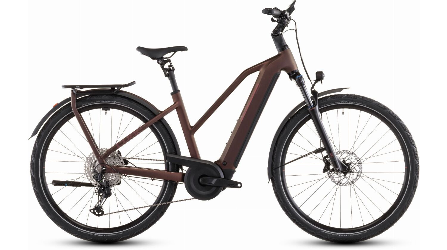 Cube Kathmandu Hybrid Pro 800 Wh E-Bike Trapeze 28" sunglow´n´chrome