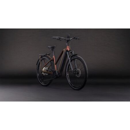 Cube Kathmandu Hybrid Pro 800 Wh E-Bike Trapeze 28&quot; sunglow&acute;n&acute;chrome