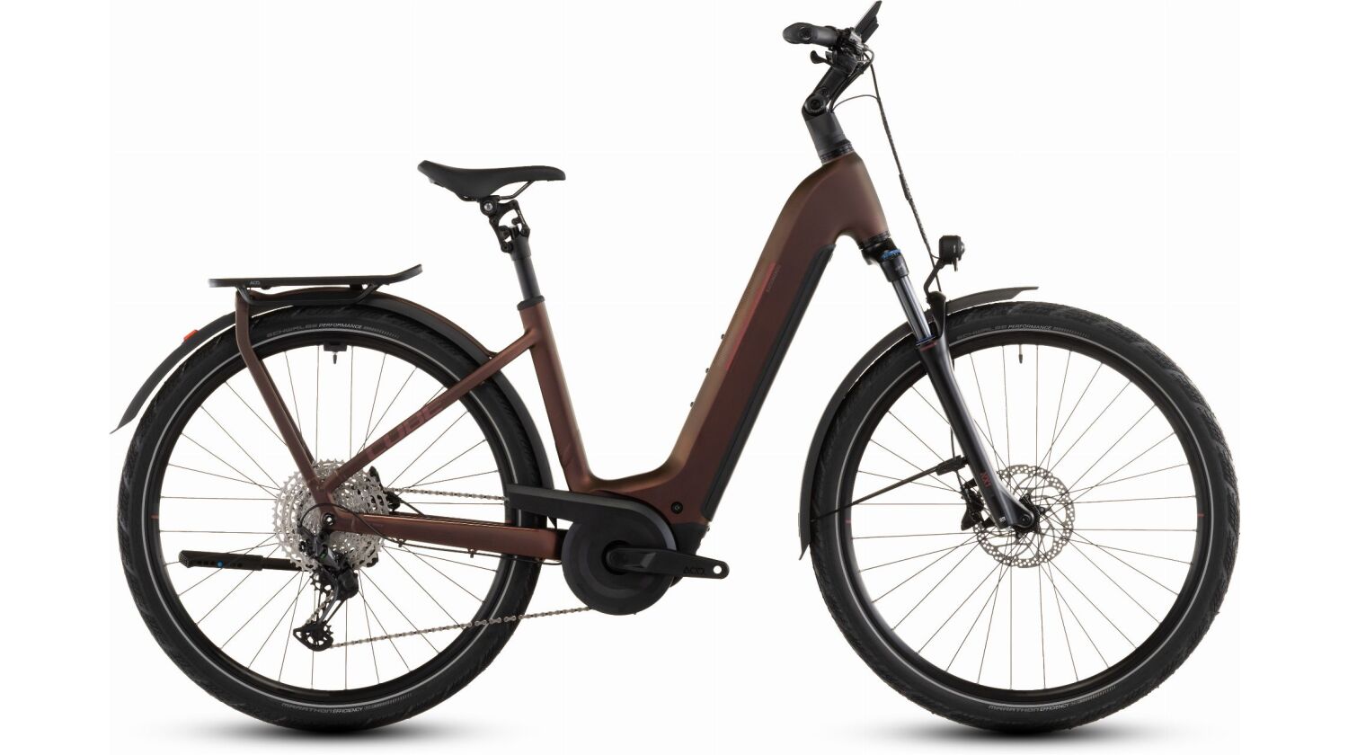 Cube Kathmandu Hybrid Pro 800 Wh E-Bike Easy Entry 28" sunglow´n´chrome