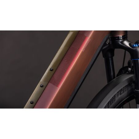 Cube Kathmandu Hybrid Pro 800 Wh E-Bike Easy Entry 28&quot; sunglow&acute;n&acute;chrome