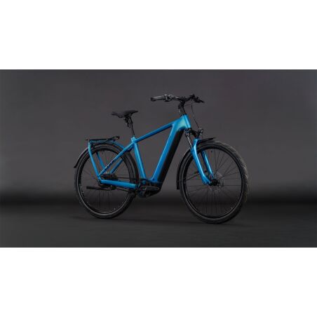 Cube Kathmandu Hybrid Comfort Pro 800 Wh E-Bike Diamant 28&quot; azure&acute;n&acute;black