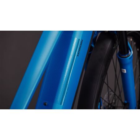 Cube Kathmandu Hybrid Comfort Pro 800 Wh E-Bike Trapeze 28" azure&acute;n&acute;black