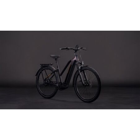 Cube Kathmandu Hybrid Comfort SLX 800 Wh E-Bike Trapeze 28&quot; solareclipse&acute;n&acute;gold