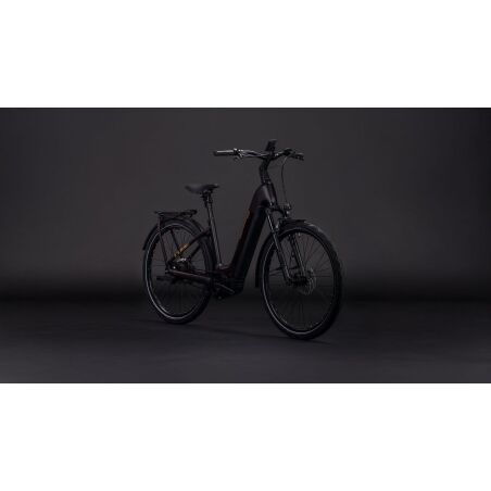 Cube Kathmandu Hybrid Comfort SLX 800 Wh E-Bike Easy Entry 28&quot; solareclipse&acute;n&acute;gold