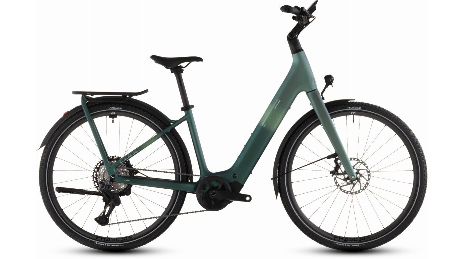 Cube Kathmandu Hybrid C:62 SLT 400X Wh E-Bike Easy Entry 28" seafoam´n´chrome