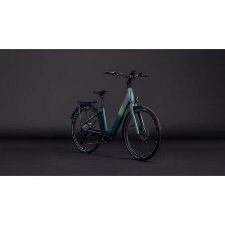 Cube Kathmandu Hybrid C:62 SLT 400X Wh E-Bike Easy Entry 28&quot; seafoam&acute;n&acute;chrome