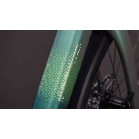 Cube Kathmandu Hybrid C:62 SLT 400X Wh E-Bike Easy Entry 28&quot; seafoam&acute;n&acute;chrome