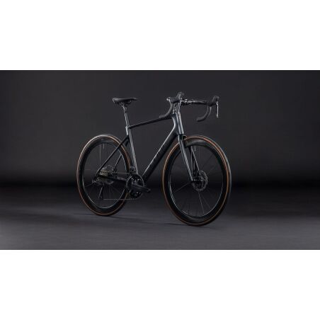 Cube Attain C:62 SLT Rennrad Diamant 28&quot; carbon&acute;n&acute;coalchrome