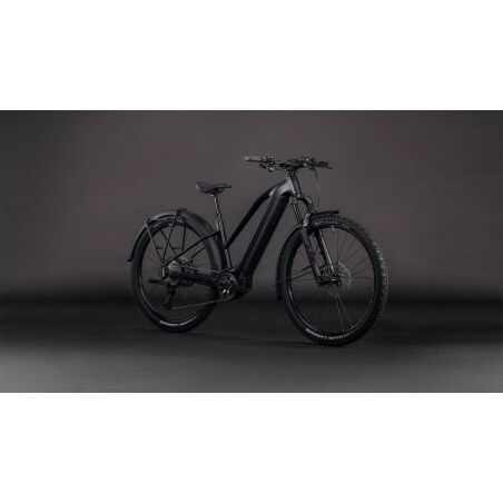 Cube Reaction Hybrid SLX FE 800 Wh E-Bike Hardtail Trapeze silverdust&acute;n&acute;chrome