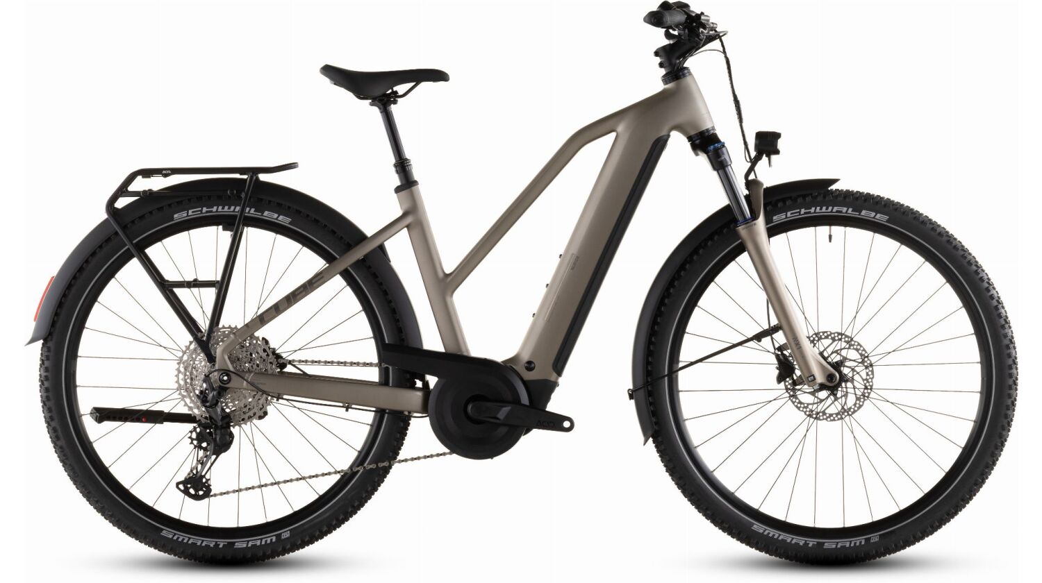 Cube Nuride Hybrid Pro 800 Wh E-Bike Trapeze 28" flashstone´n´chrome