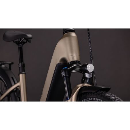 Cube Nuride Hybrid Pro 800 Wh E-Bike Easy Entry 28&quot; flashstone&acute;n&acute;chrome