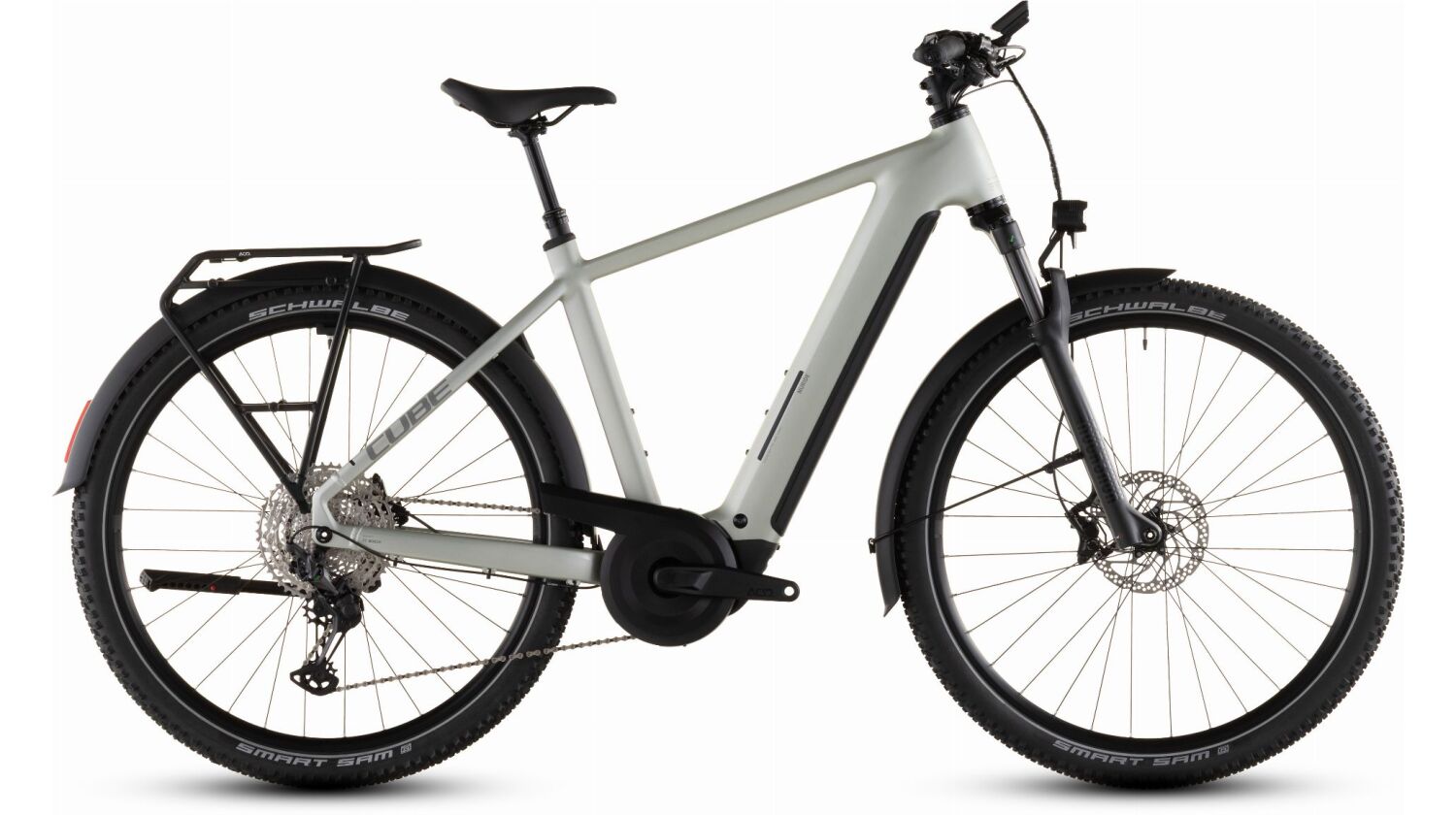 Cube Nuride Hybrid EXC 800 Wh E-Bike Diamant 28" lemongrass´n´reflex