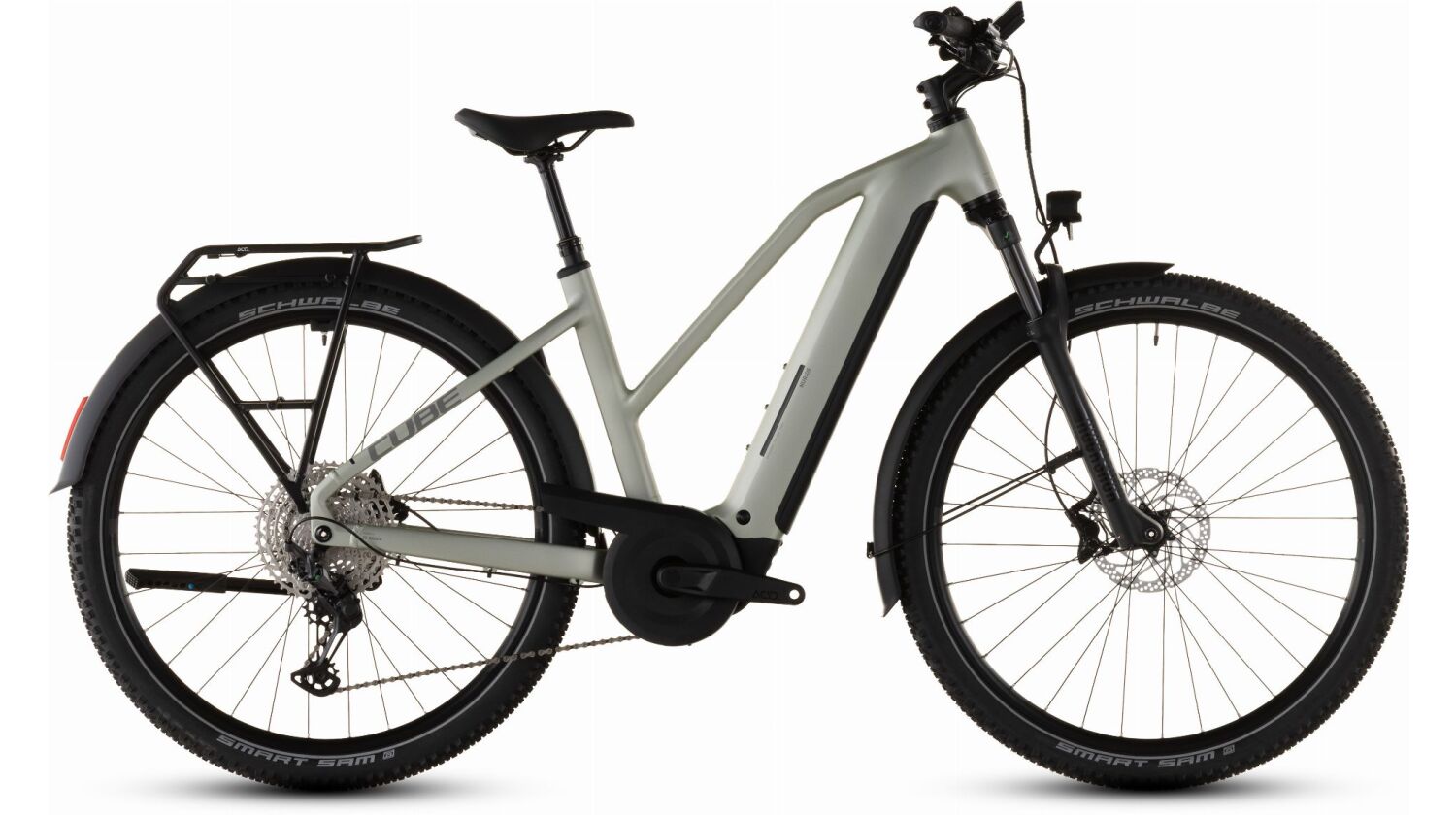 Cube Nuride Hybrid EXC 800 Wh E-Bike Trapeze 28" lemongrass´n´reflex