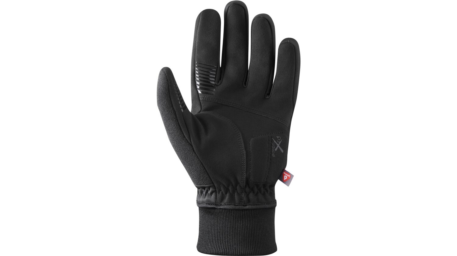 Shimano Windstopper Primaloft® windabweisende und wärmeisolierende Handschuhe lang black