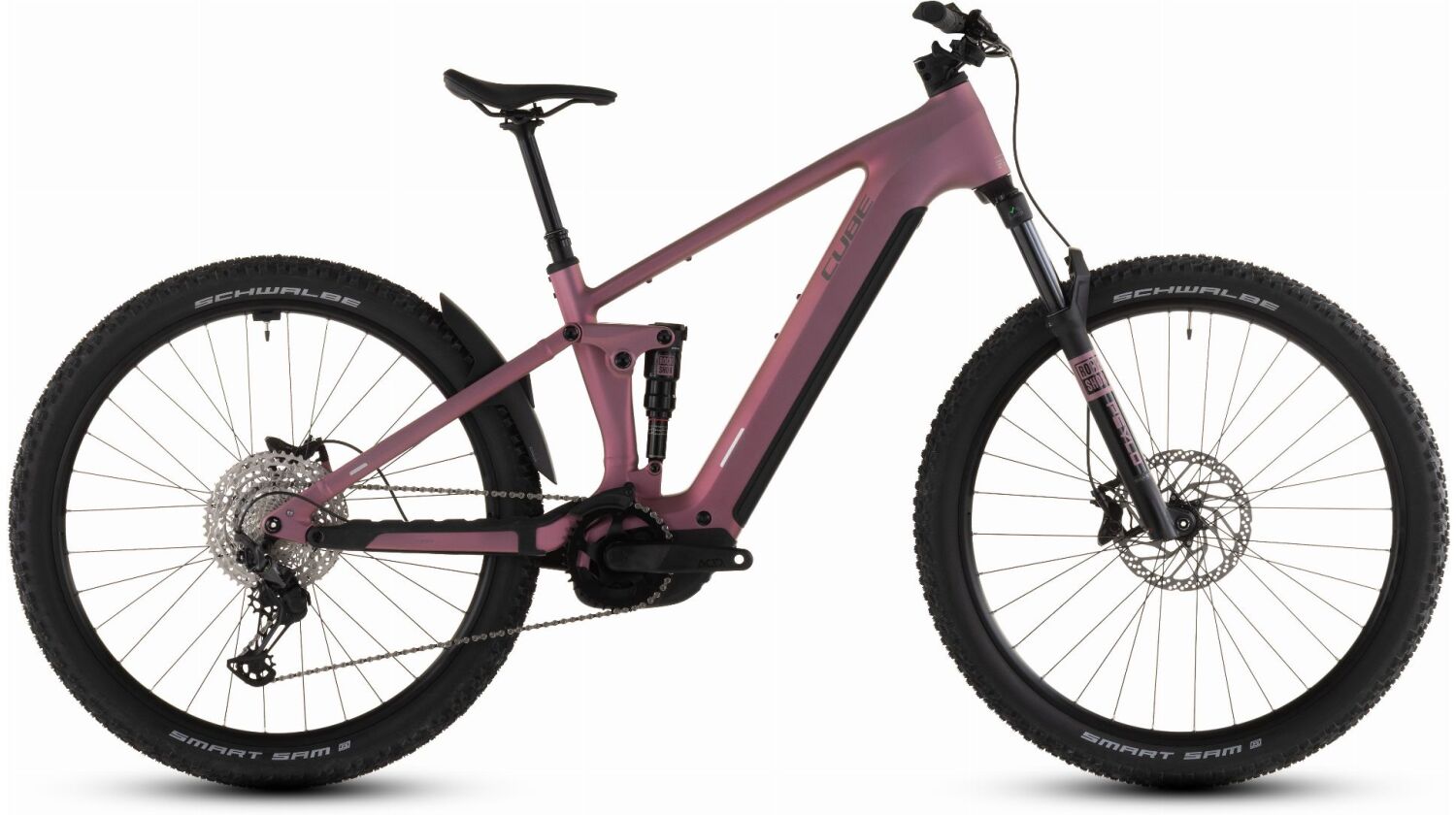 Cube Stereo Hybrid One22 Race 800 Wh E-Bike Fully shiftblush´n´black