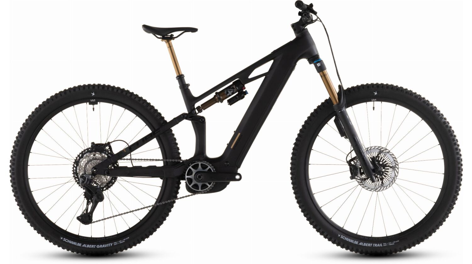 Cube Stereo Hybrid One44 HPC AT ABS Pro 800 Wh E-Bike Fully carbon´n´gold