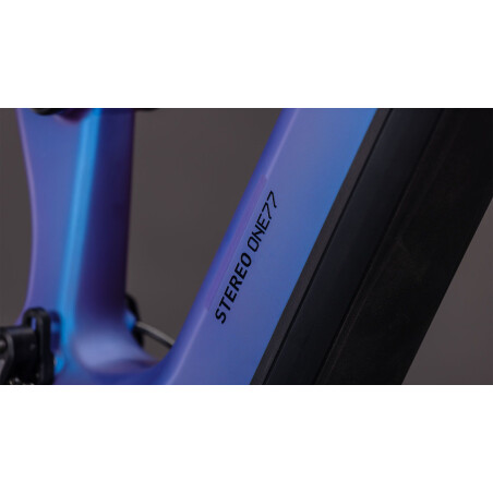 Cube Stereo Hybrid One77 HPC SLX 800 Wh E-Bike Fully 29&quot;/27,5&quot; blueiris&acute;n&acute;black