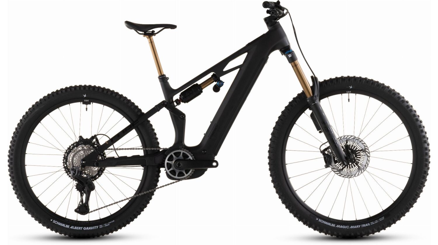 Cube Stereo Hybrid One77 HPC AT ABS Pro 800 Wh E-Bike Fully 29"/27,5" carbon´n´gold