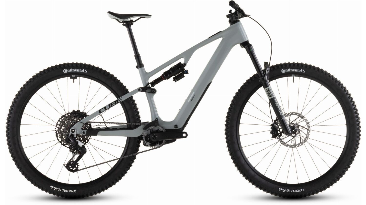 Cube AMS Hybrid One44 C:62 Race 400 Wh X E-Bike Fully 29" reedbeige´n´black
