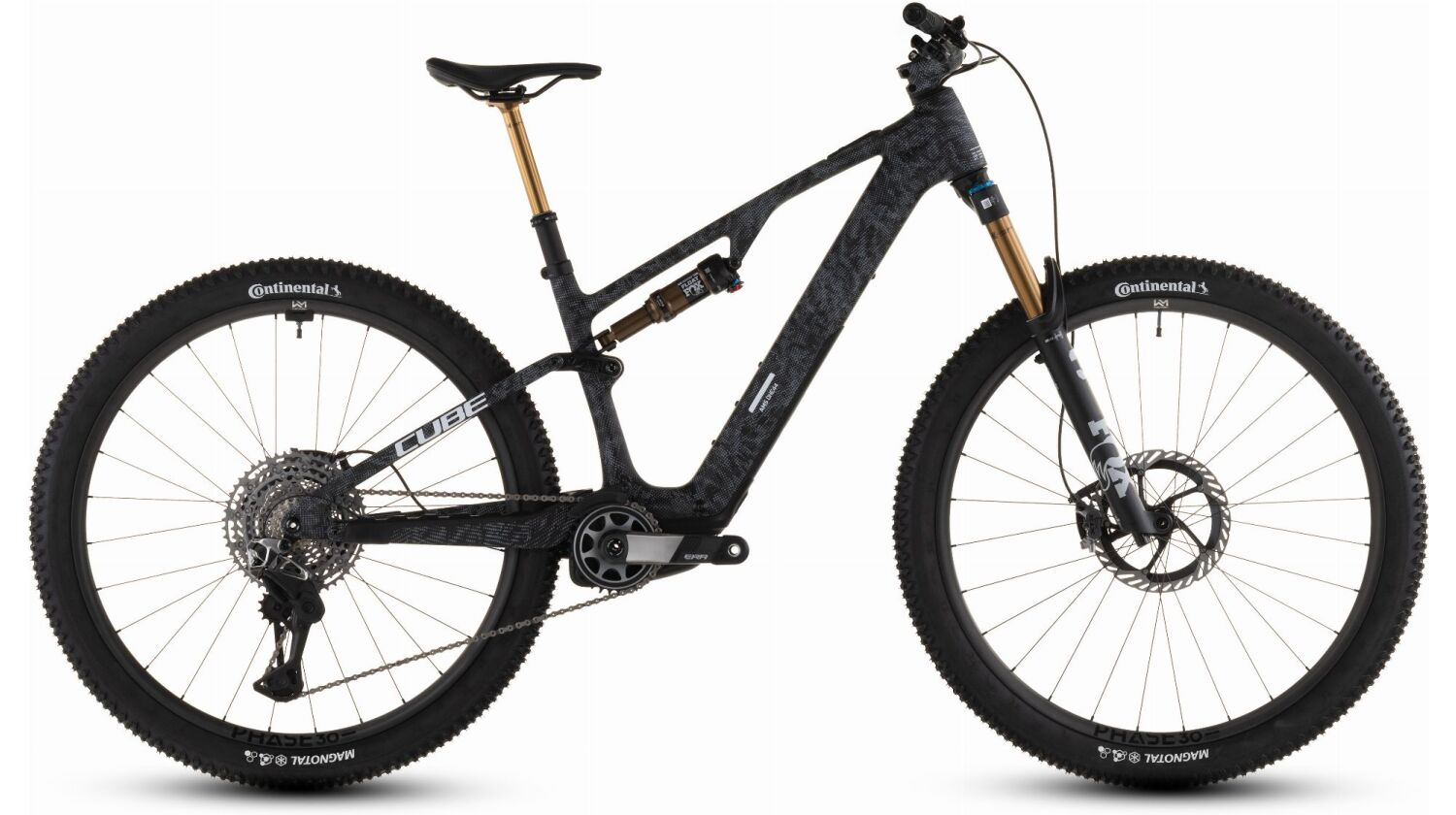 Cube AMS Hybrid One44 C:68X SLT 400 Wh X E-Bike Fully 29" matrixblack´n´white