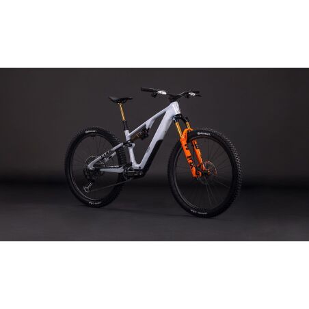 Cube AMS Hybrid One44 C:68X Super TM 400 Wh X E-Bike Fully 29" foggrey&acute;n&acute;fibre