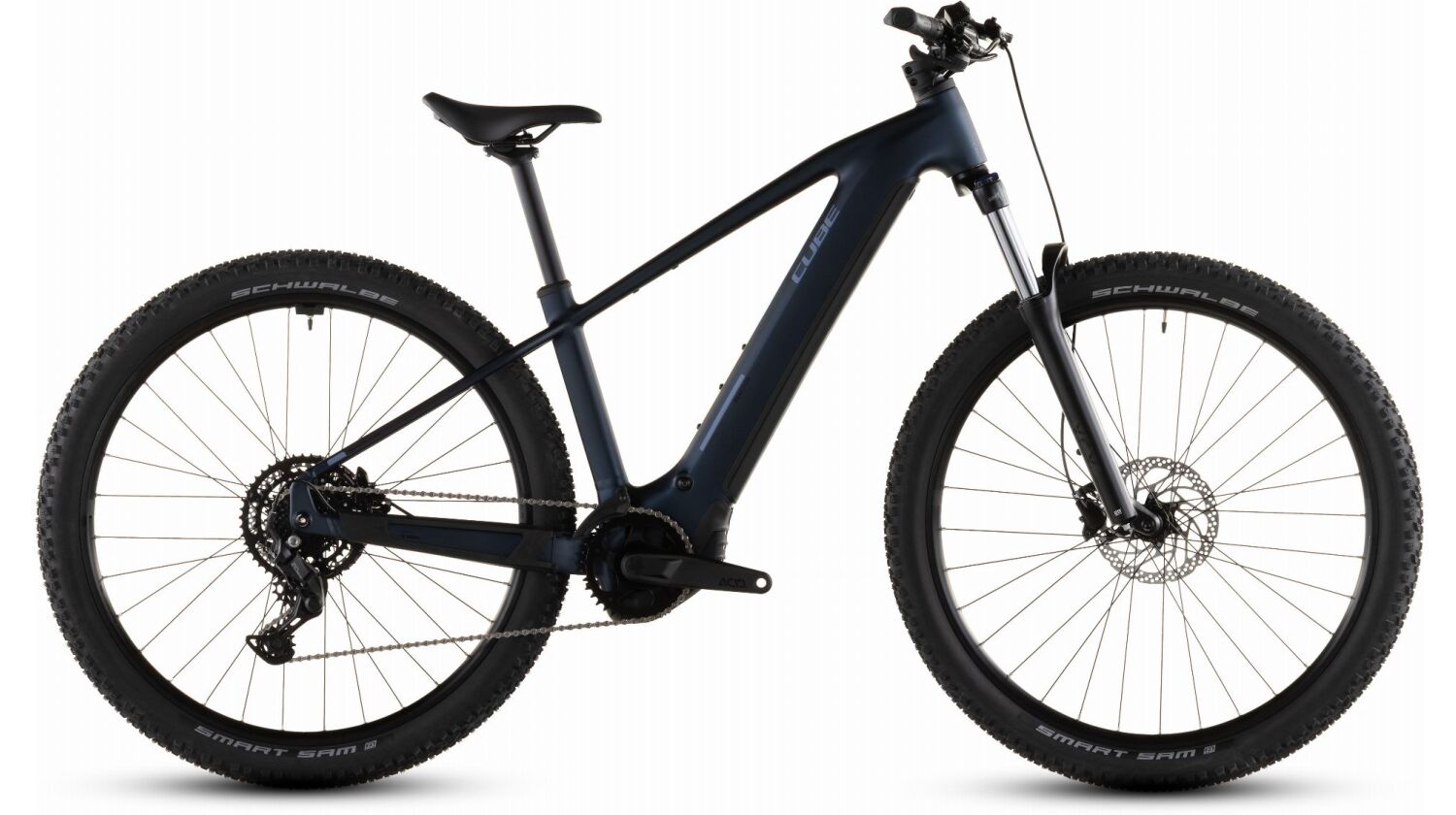 Cube Reaction Hybrid Performance 600 Wh E-Bike Hardtail Diamant indigoblue´n´reflex