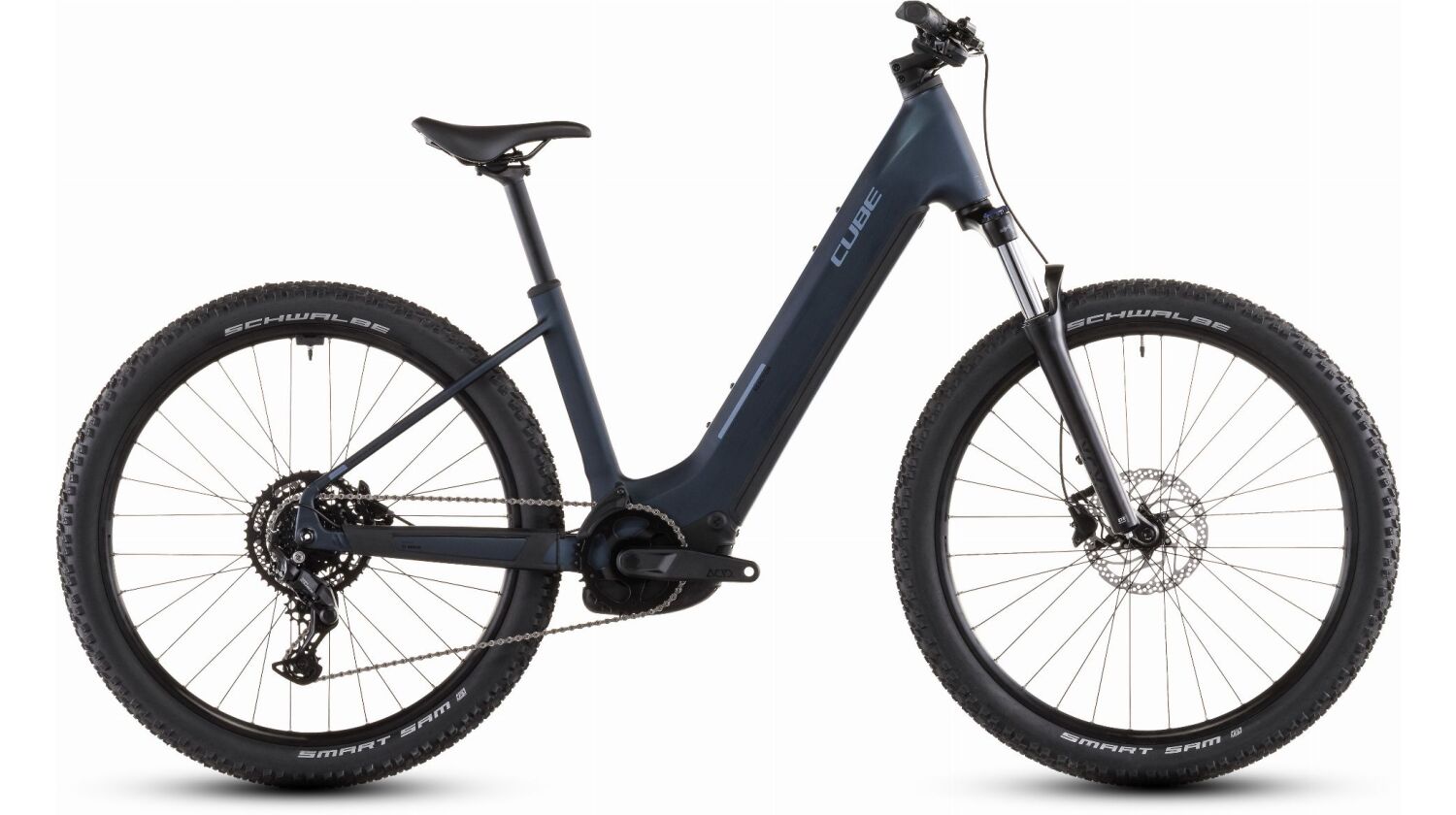Cube Reaction Hybrid Performance 600 Wh E-Bike Hardtail Easy Entry 27,5" indigoblue´n´reflex