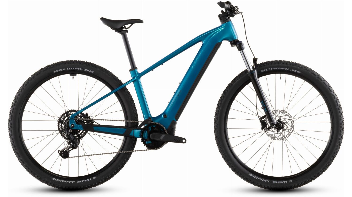 Cube Reaction Hybrid Performance 600 Wh E-Bike Hardtail Diamant electricblue´n´dazzle