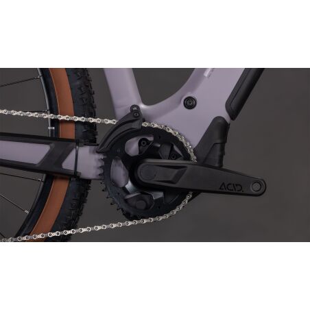 Cube Reaction Hybrid Performance 600 Wh E-Bike Hardtail Diamant plumgrey&acute;n&acute;black