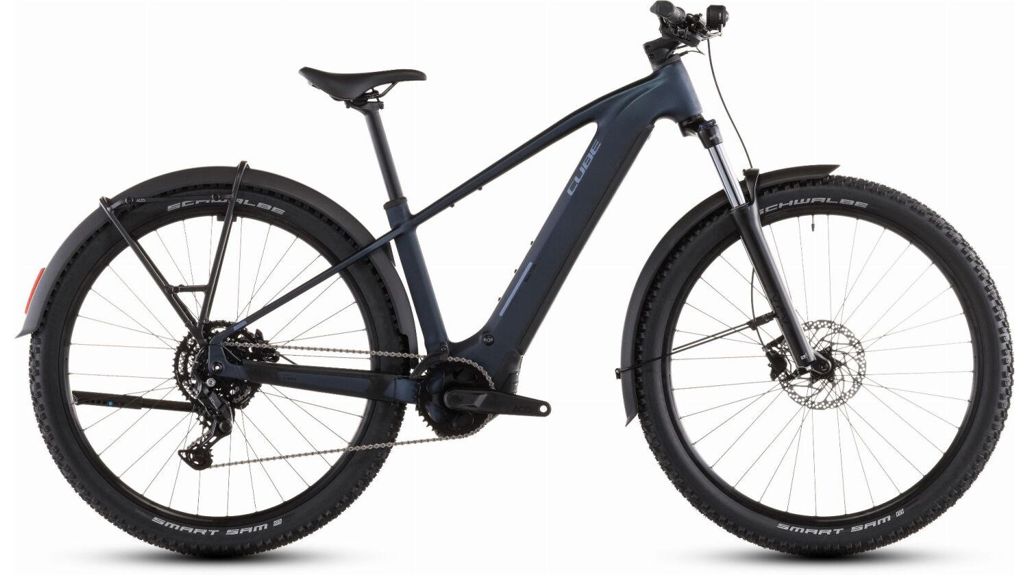 Cube Reaction Hybrid Performance FE 600 Wh E-Bike Hardtail Diamant indigoblue´n´reflex